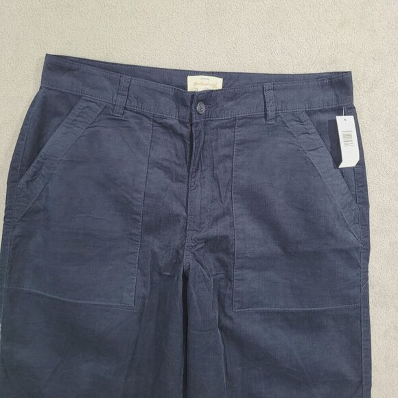NEW Original Weatherproof Vintage Corduroy Womens 12 Navy Wide-Leg Pants // 25CT - Picture 7 of 8